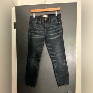 Madewell skinny skinny crop size 28
